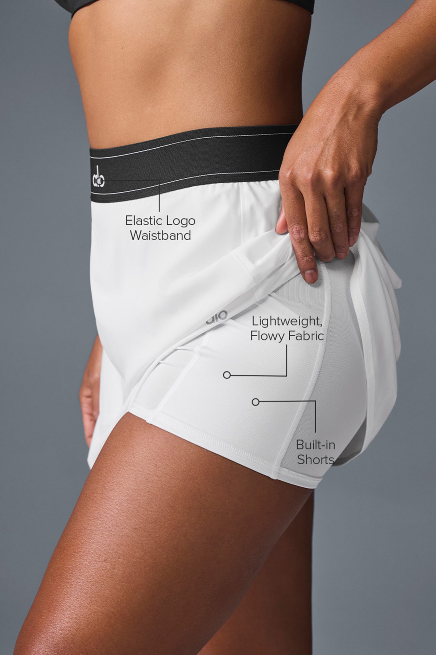 Match Point Tennis Skirt - White - Image 2