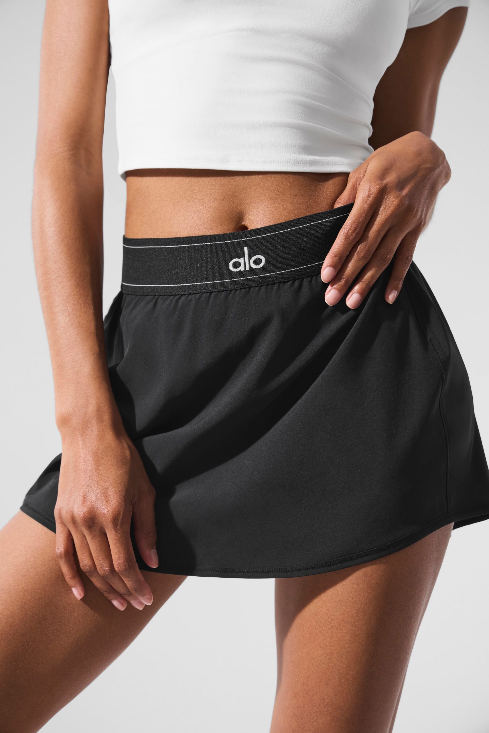 Match Point Tennis Skirt - Black - Image 4