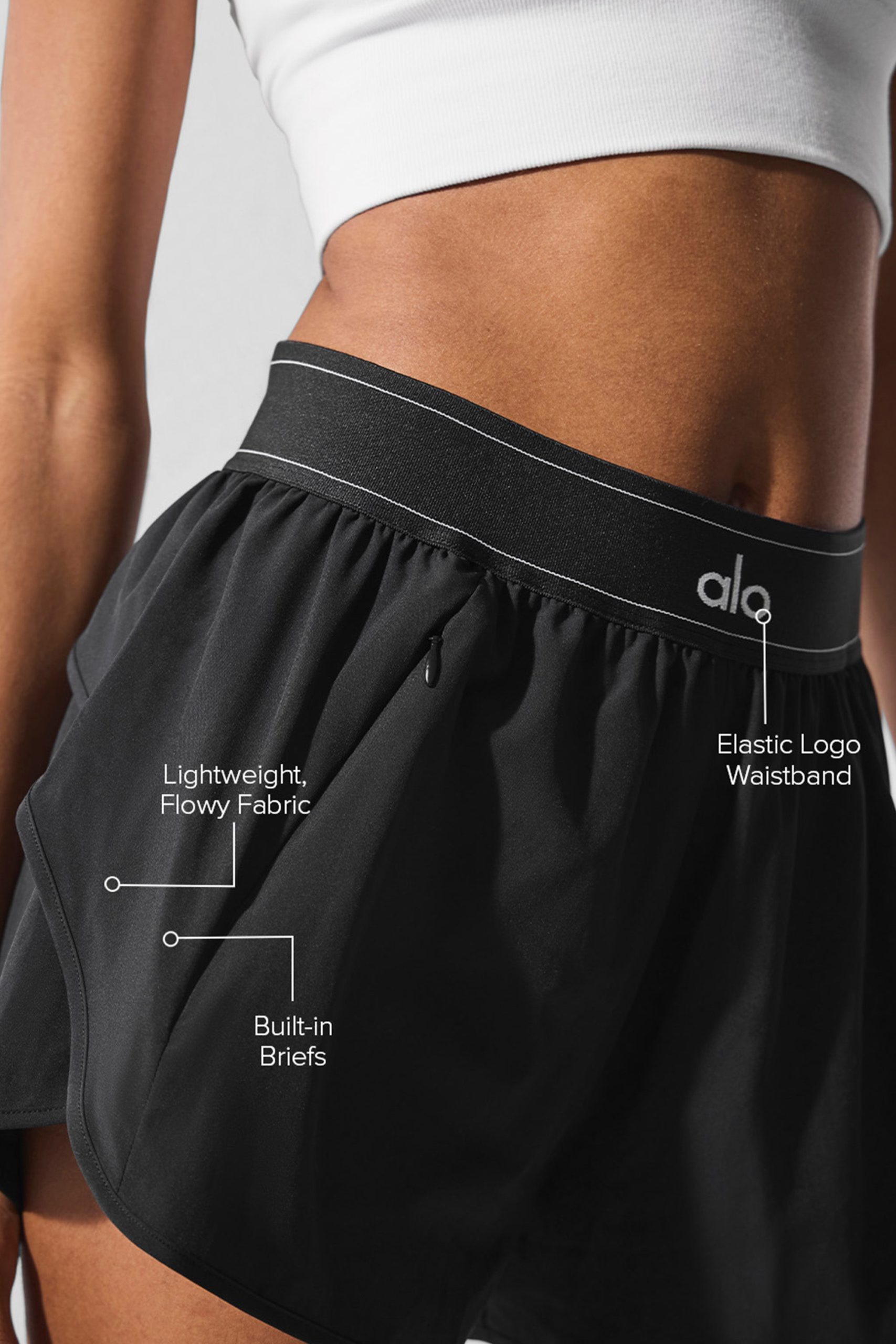 Match Point Short - Black - Image 2
