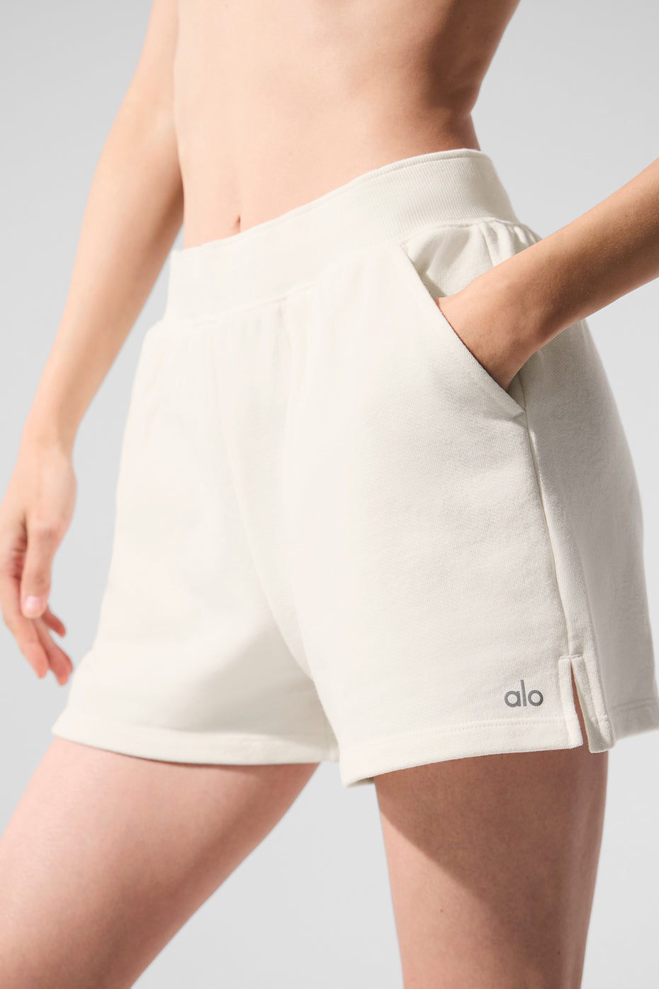 Low Key Sweat Short - Ivory - Image 3