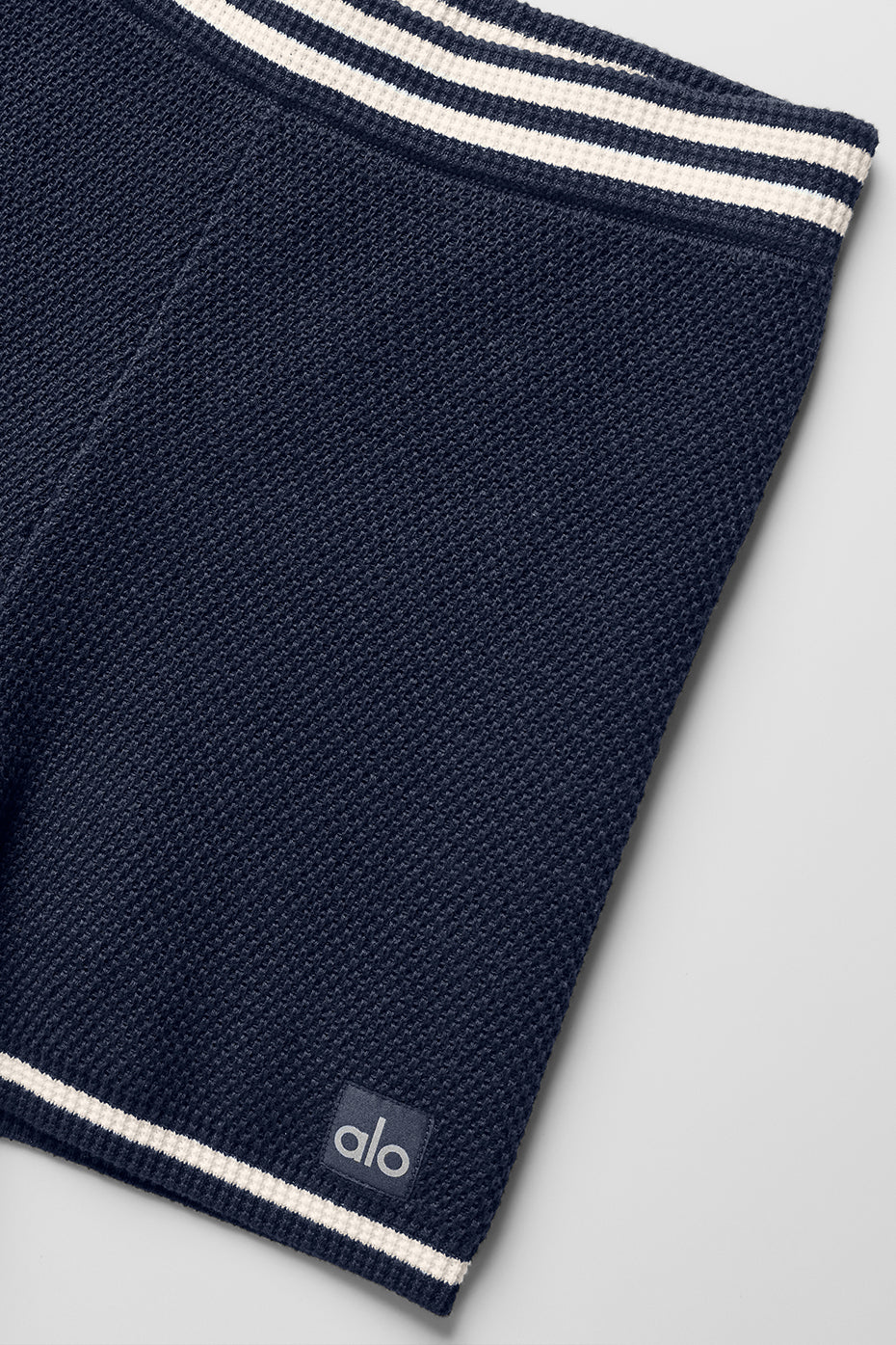 Tennis Club Sweater Knit Hot Short - Navy/Ivory - Image 5