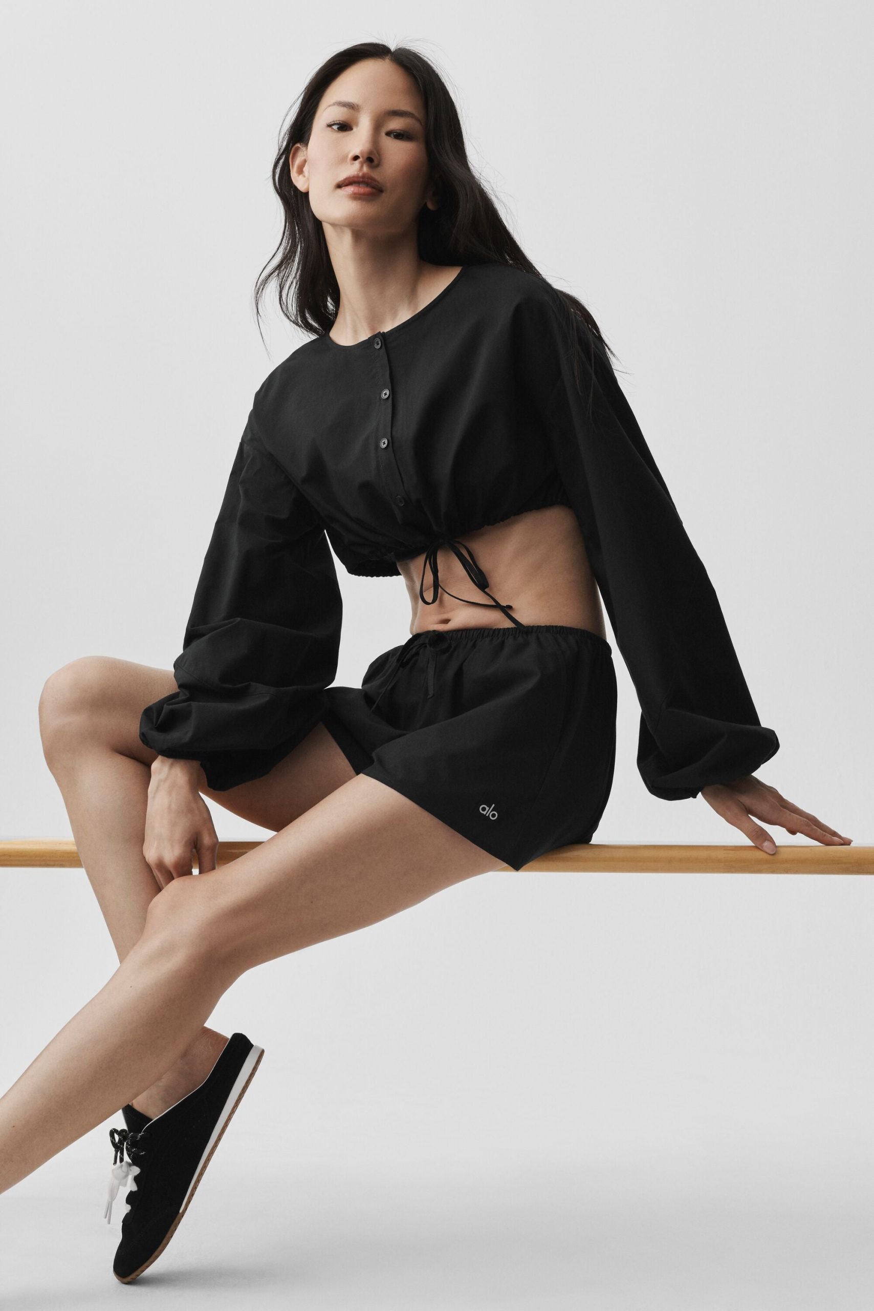 Cotton High-Waist Real Deal Short - Black - Image 3