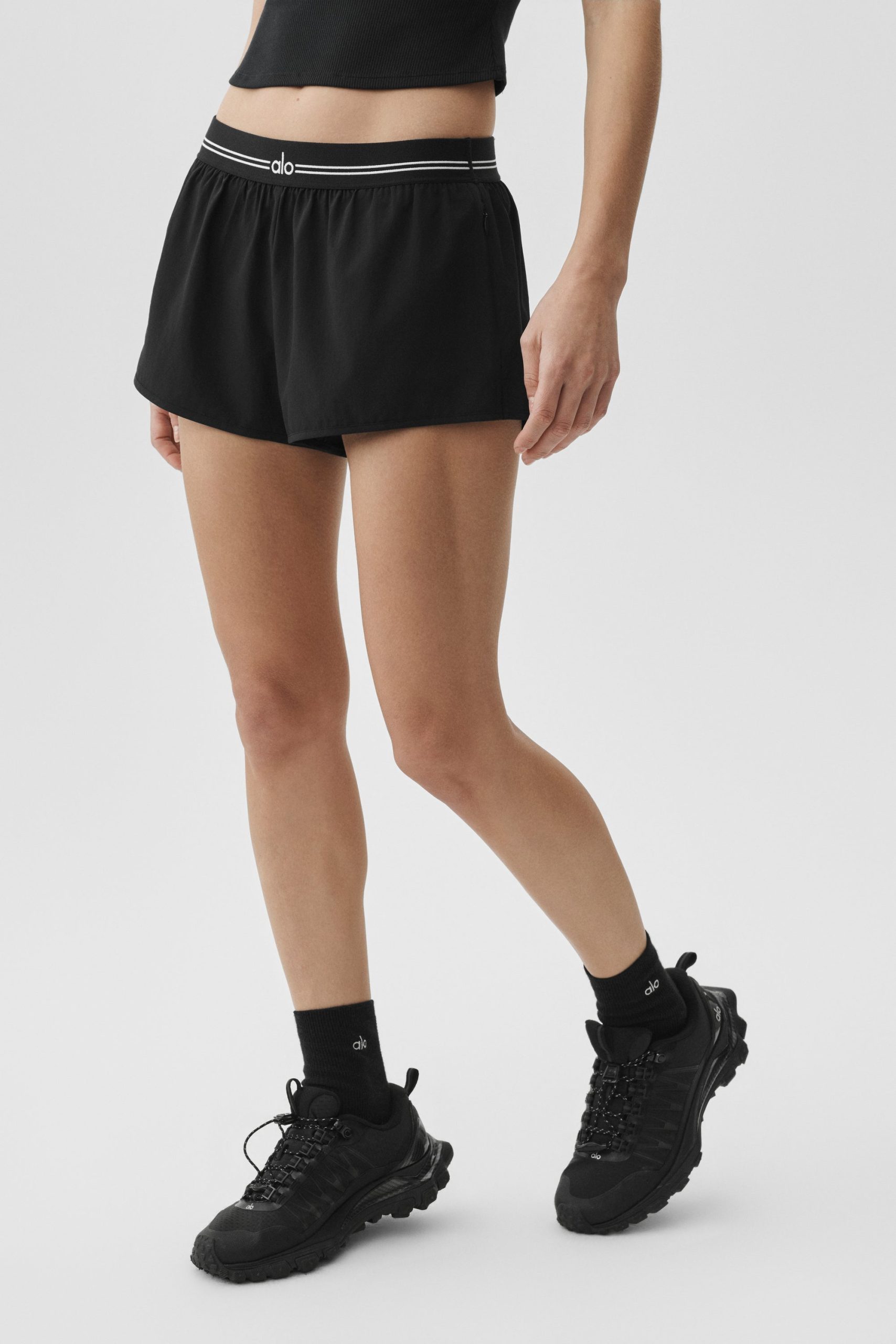 Full Stride Micro Running Short - Black - Image 3