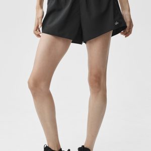 High-Waist Prismatic Short - Black