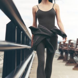 Airbrush Bootcut One And Done Onesie - Anthracite