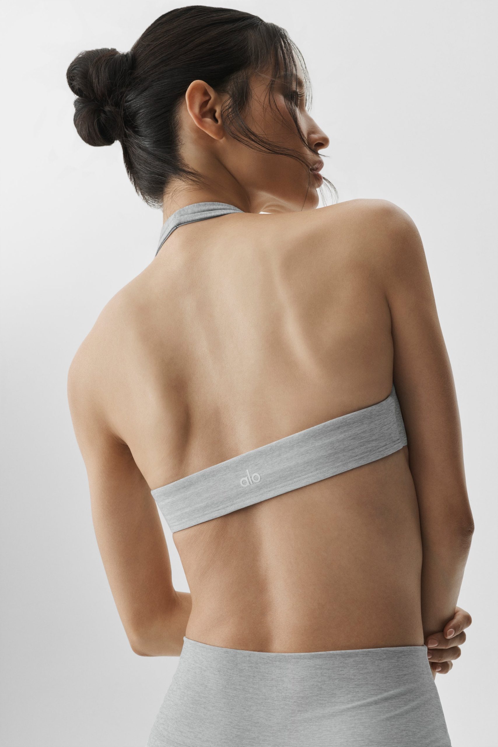 Alosoft Intuition Bra - Vintage Athletic Heather - Image 3