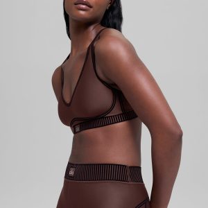 Airlift Line Up Bra - Brownstone