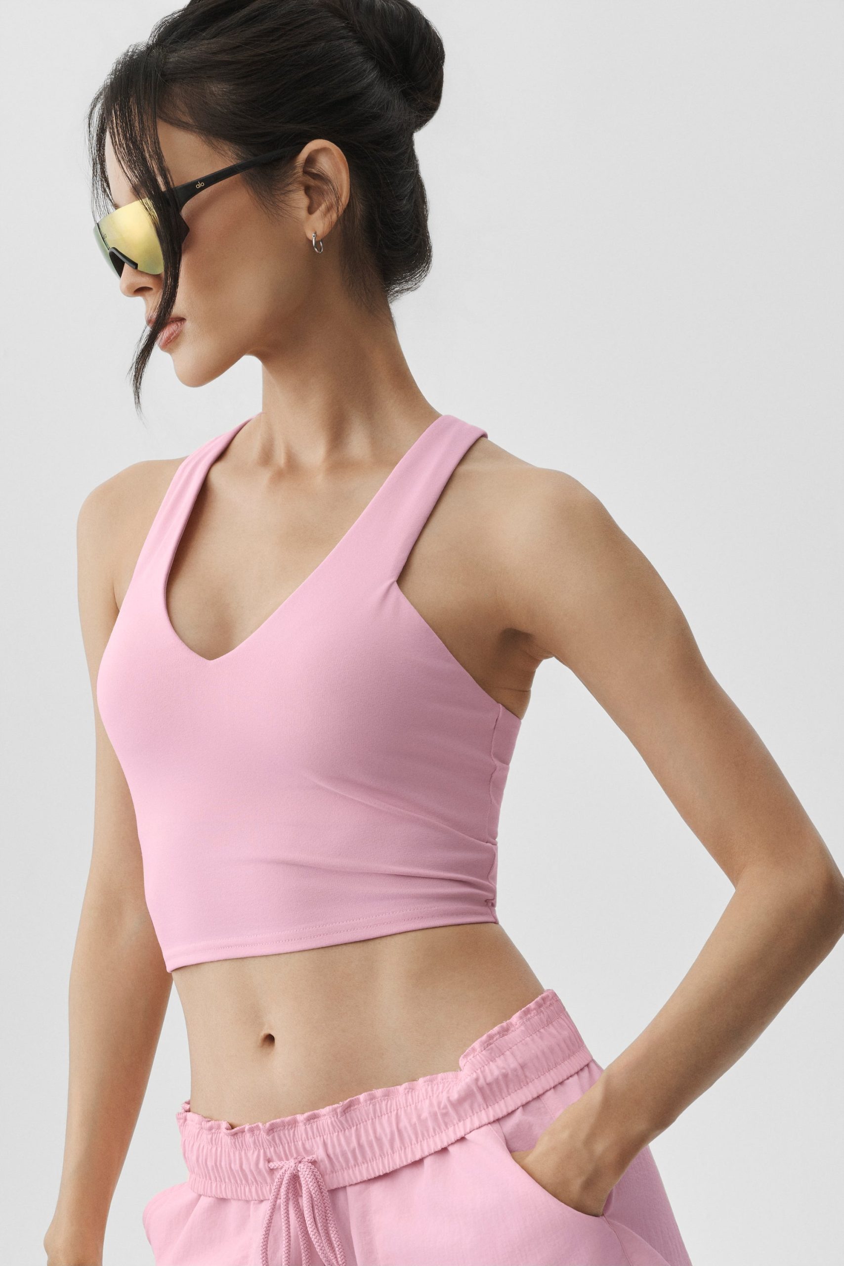 Airbrush Real Bra Tank - Pink Marshmallow - Image 3