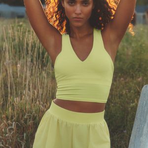 Airbrush Real Bra Tank - Sunshine