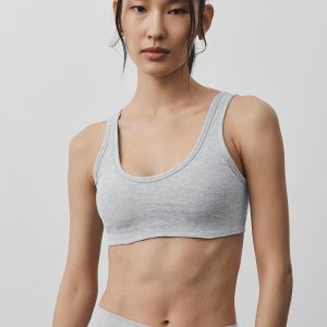 Alosoft Center Stage Bra - Vintage Athletic Heather