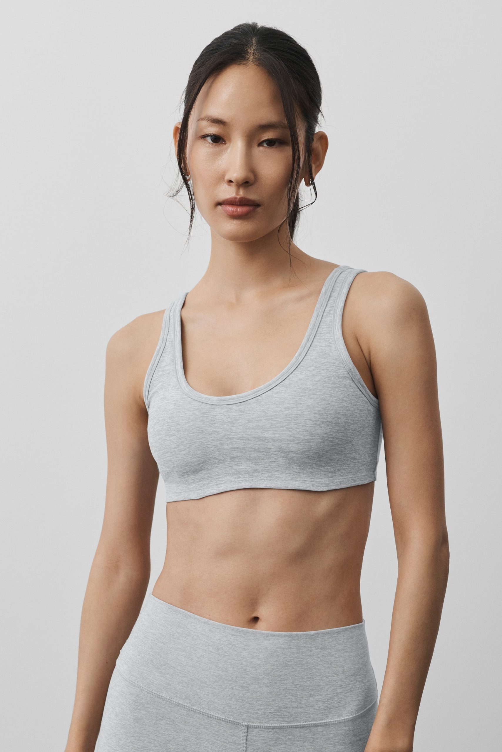 Alosoft Center Stage Bra - Vintage Athletic Heather