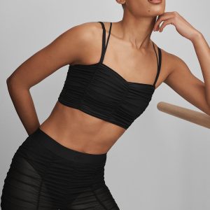 Airlift Mesh Cherish Bra - Black