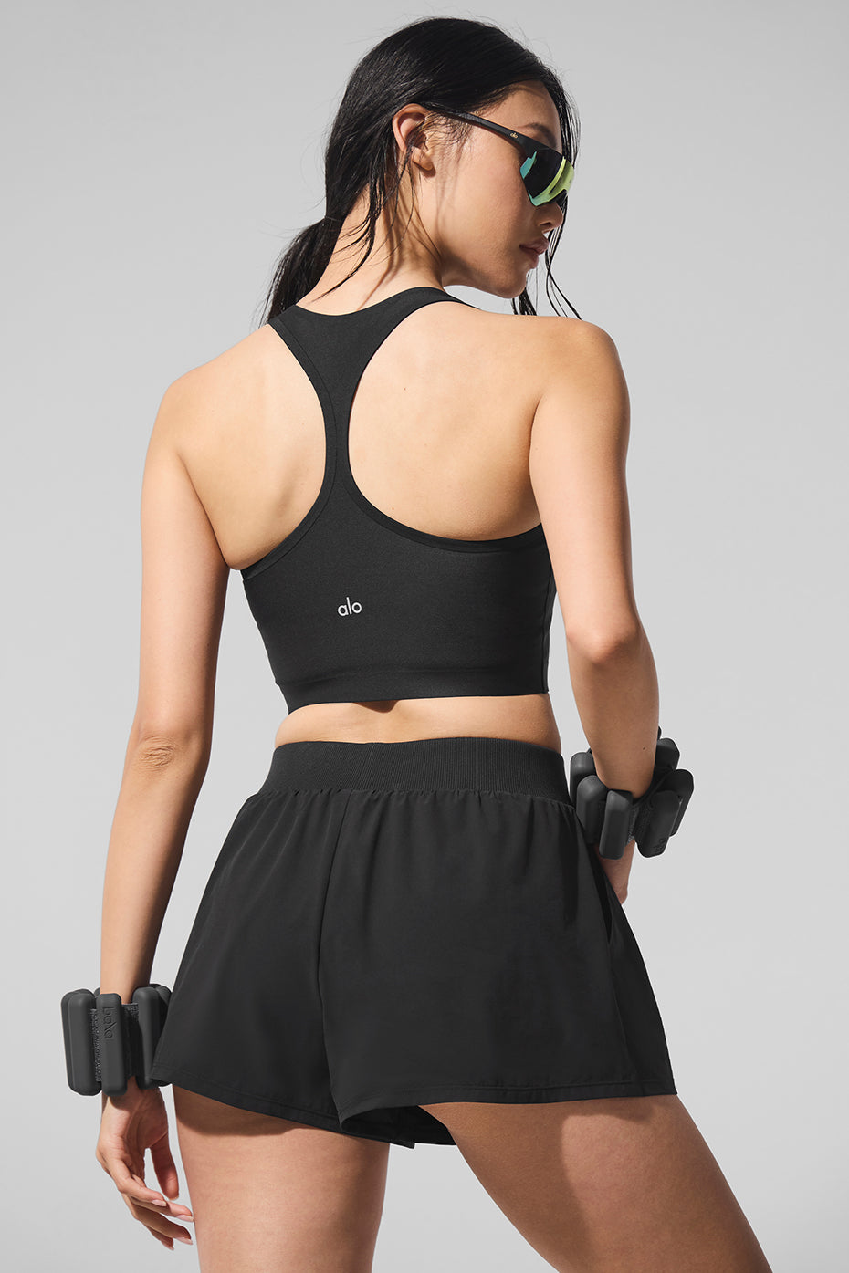 Airlift Super Sleek Bra Tank - Black - Image 4