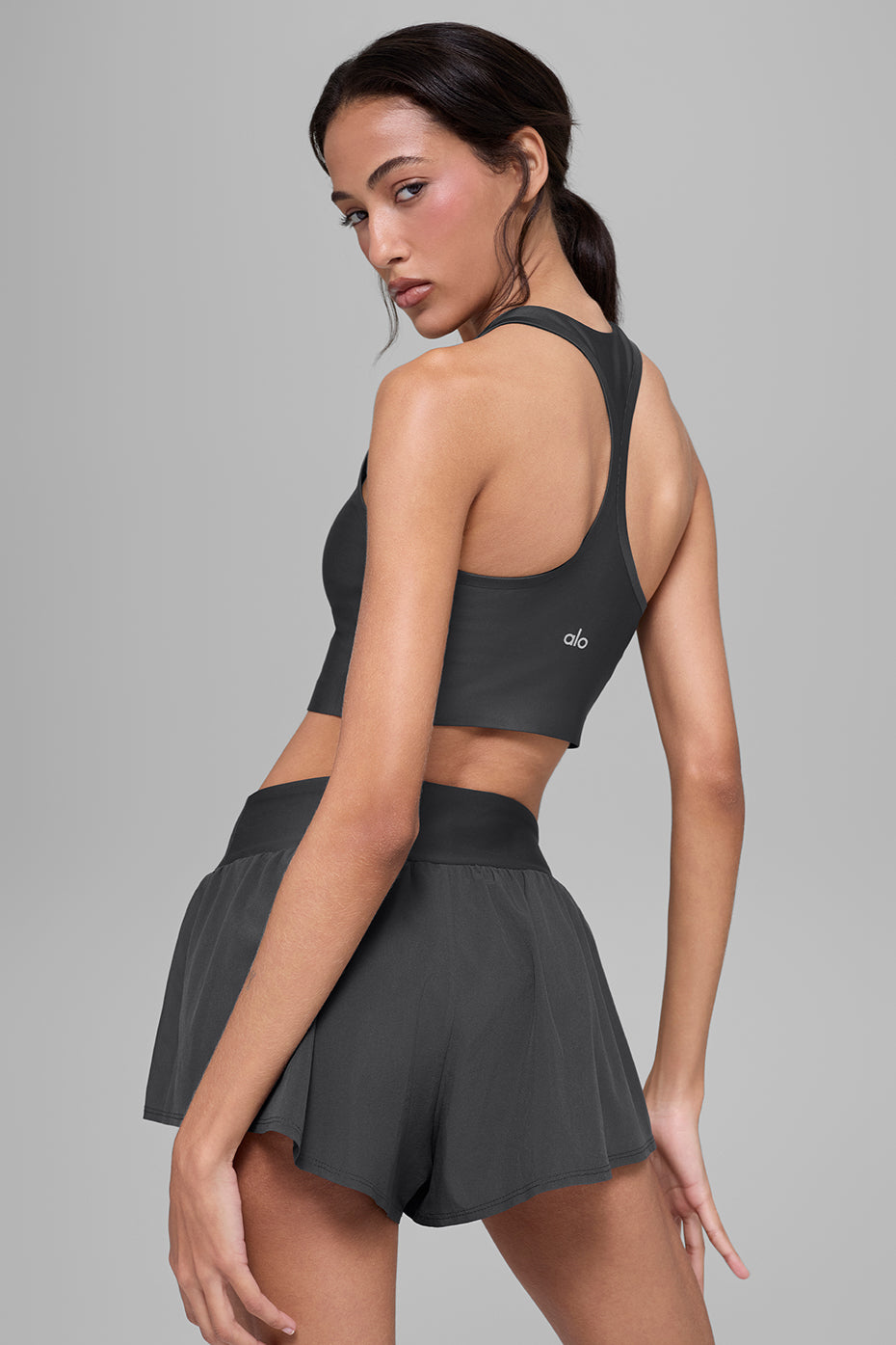 Airlift Super Sleek Bra Tank - Anthracite - Image 3