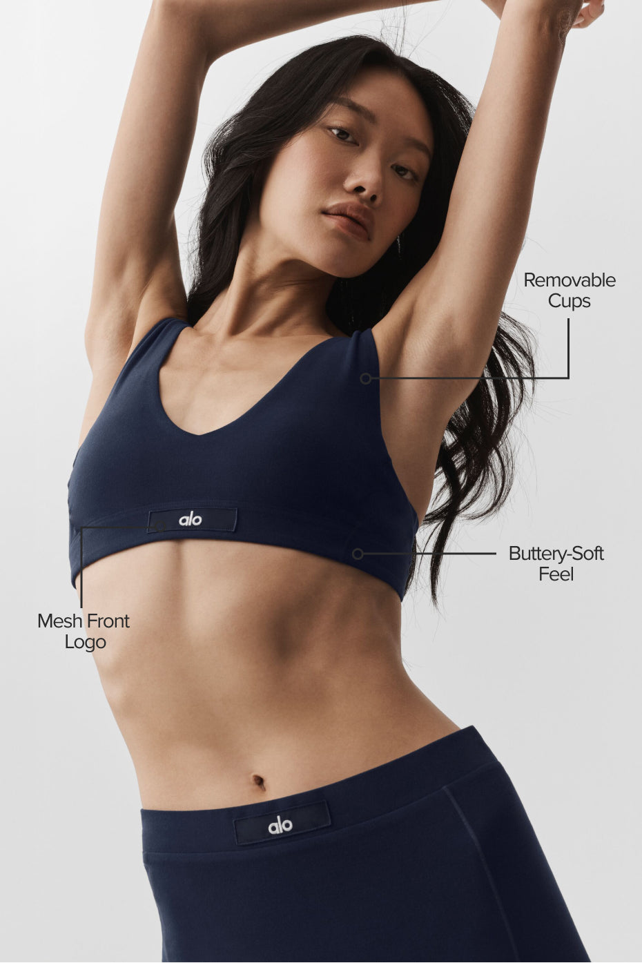 Alosoft Sincere Bra - Navy - Image 2