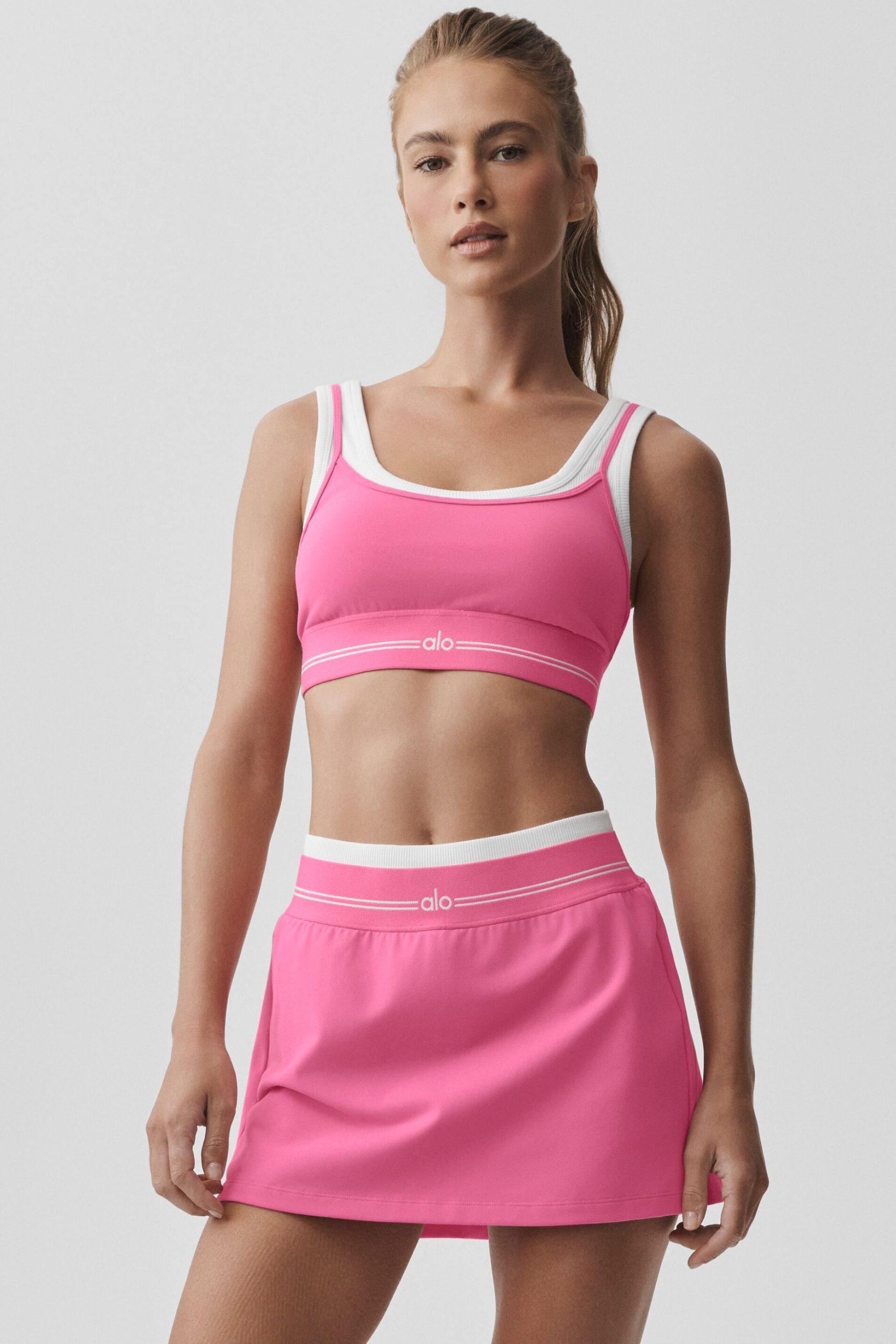 Airbrush Better Together Bra - Paradise Pink/White - Image 3