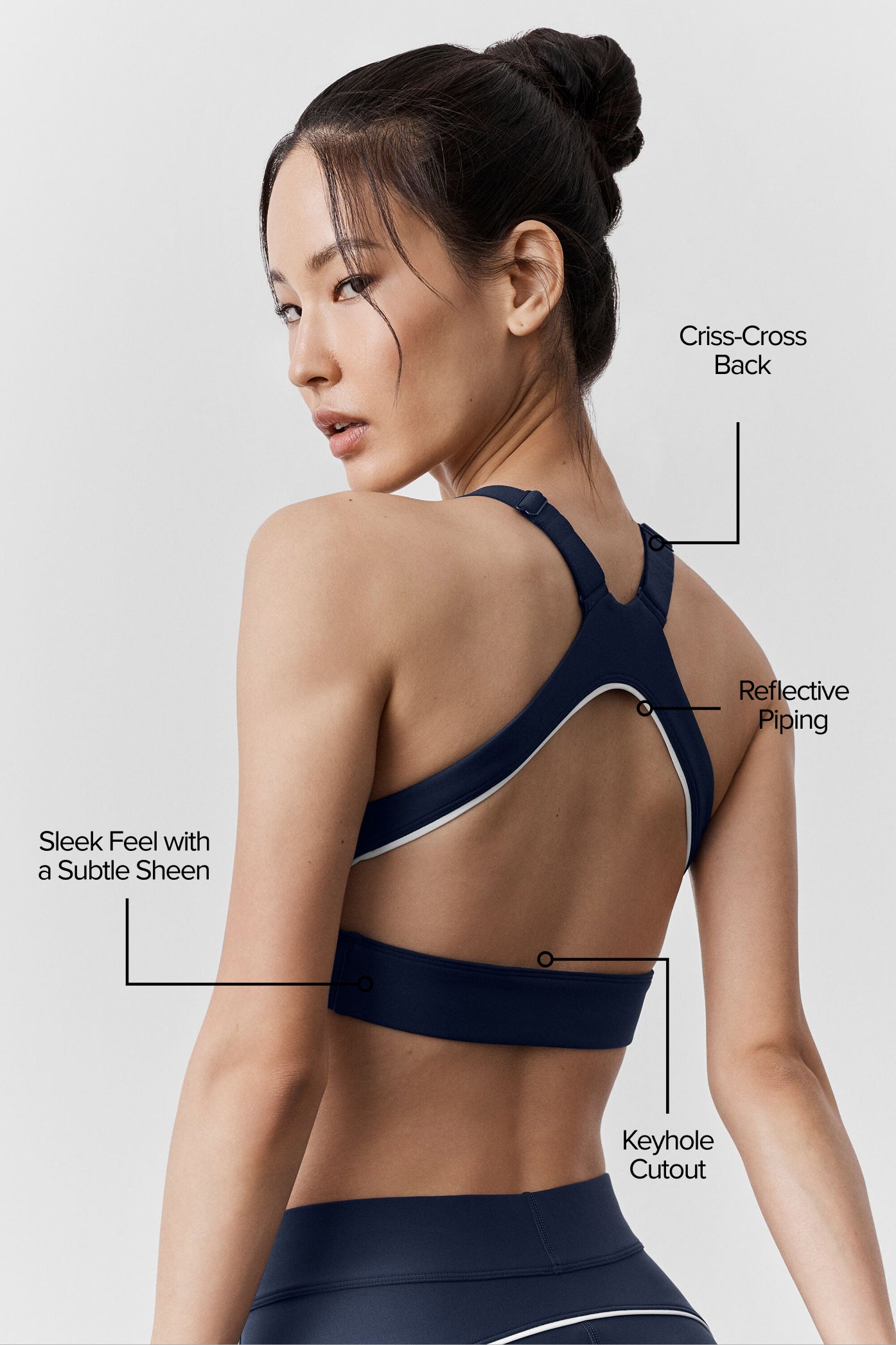 Airlift Speedwork Bra - Navy - Image 2
